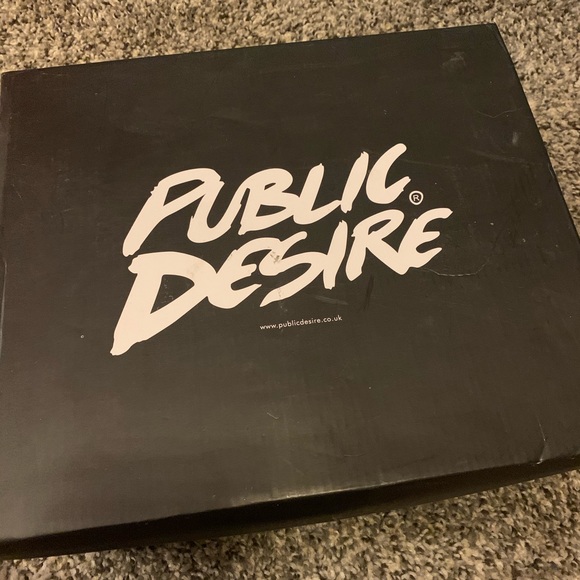 (SOLD) Public Desire White Platform Heels - Picture 4 of 12